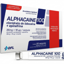 Anestesia Alphacaina 2% con epinefrina 1:100.000